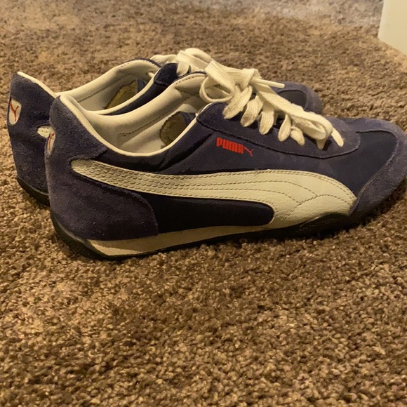 Puma sneaker; size US 8; Blue/Grey - Picture 4 of 6
